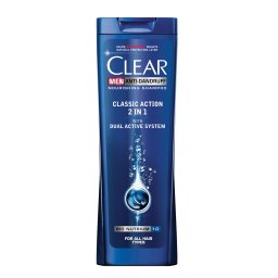 Clear Sampon, Barbati, 225 ml, Classic Action 2 in 1