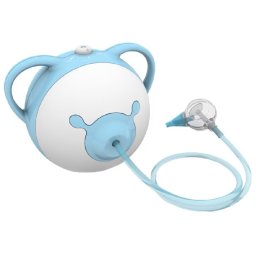Nosiboo Pro aspirator nazal electric pentru bebelusi, cap Colibri BPA-free, putere reglabila 0.04-0.12 bar, 55-62 dB, aprobat medical ORL, albastru - Verificat A · Re-Bloom