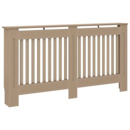 Masca pentru Calorifer din MDF, Dimensiuni 152x19x81 cm, Culoare Maro