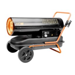 Tun caldura pe motorina, 30 kw, 34 L, pe roti, cu termostat, 750 m3/h, NEO GartenVIP DiyLine