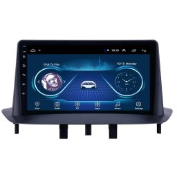 Navigatie Auto Multimedia cu GPS Renault Megane 3 Fluence (2009 -2015), Display 9 inch, Android 9.0, 2GB RAM + 32GB ROM, Internet, 4G, Aplicatii, Waze, Wi-Fi, USB, Bluetooth