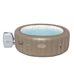Piscina jacuzzi, gonflabila, rotunda, cu pompa si filtru, prelata acoperire, dozator, maro, 778 L, 4-6 persoane, 196x71 cm, Bestway Lay-Z Spa GartenVIP DiyLine