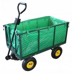 Carucior de gradina, transport, Chomik, verde, max 450 kg, 102x52x72 cm GartenVIP DiyLine