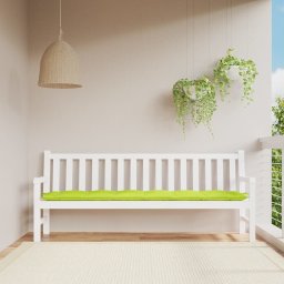 Perna banca de gradina verde aprins 200x50x7 cm material oxford GartenMobel Dekor