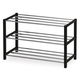 Rousseau Suport pantofi Rousseau Sam, negru, metal GartenMobel Dekor