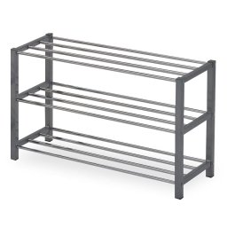 Rousseau Suport pantofi Rousseau Sam, gri, metal GartenMobel Dekor