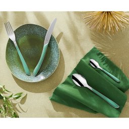 Amefa Set de tacamuri Eclat, 24 piese, verde deschis GartenMobel Dekor