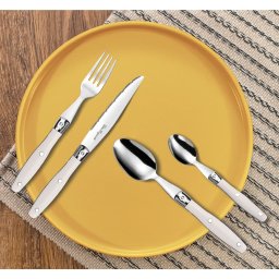 Lou Laguiole Set de tacamuri „Comptoir”, 24 piese, crem GartenMobel Dekor