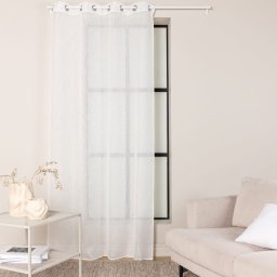 Venture Home Perdea „Kaya”, 240x140 cm, alb, poliester GartenMobel Dekor