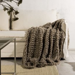 Venture Home Patura „Kate”, 170x130 cm, maro, poliester GartenMobel Dekor