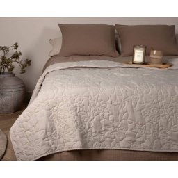 Venture Home Cuvertura de pat „Niki” 180x260 cm, bej, poliester GartenMobel Dekor