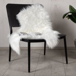 Venture Home Piele de oaie „Katy”, 90x60 cm, alb, acrilic GartenMobel Dekor