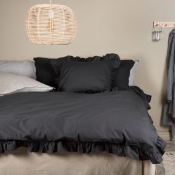 Venture Home Set lenjerie de pat „Levi”, 200x150 cm, antracit, bumbac GartenMobel Dekor