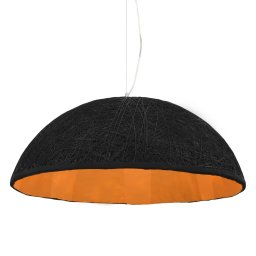 Lampa suspendata, negru si auriu, Ø70 cm, E27 GartenMobel Dekor