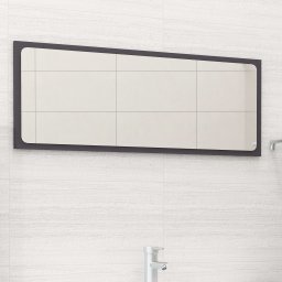 Oglinda de baie, gri, 90x1,5x37 cm, PAL GartenMobel Dekor