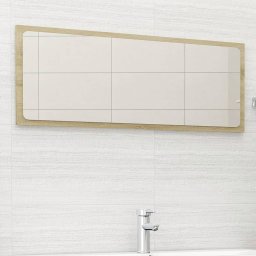 Oglinda de baie, stejar Sonoma, 100x1,5x37 cm, PAL GartenMobel Dekor