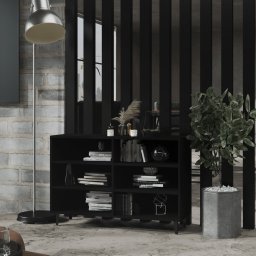 Servanta, negru, 103,5x35x70 cm, PAL GartenMobel Dekor