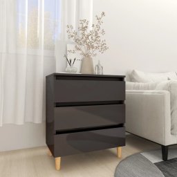 Servanta, gri extralucios, 60x35x69 cm, PAL GartenMobel Dekor