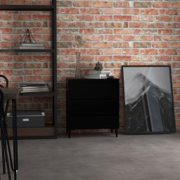 Servanta, negru, 60x35x69 cm, PAL GartenMobel Dekor