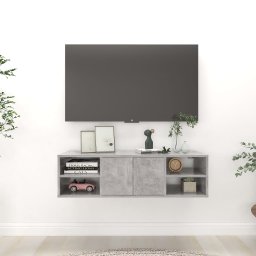 Raft de perete, gri beton, 102x30x29 cm, PAL GartenMobel Dekor