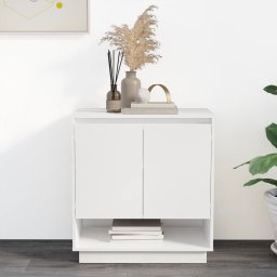 Servanta, alb extralucios, 70x41x75 cm, PAL GartenMobel Dekor