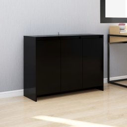 Servanta, negru, 102x33x75 cm, PAL GartenMobel Dekor