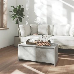 Masuta de cafea, gri beton, 90x50x41,5 cm, PAL GartenMobel Dekor