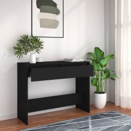 Masa consola, negru, 100x35x76,5 cm, PAL GartenMobel Dekor