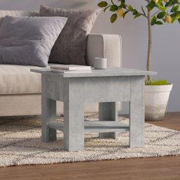 Masuta de cafea, gri beton, 55x55x42 cm, PAL GartenMobel Dekor