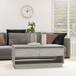 Masuta de cafea, stejar sonoma gri, 102,5x55x44 cm, PAL GartenMobel Dekor