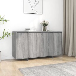 Servanta, stejar sonoma gri, 135x41x75 cm, PAL GartenMobel Dekor
