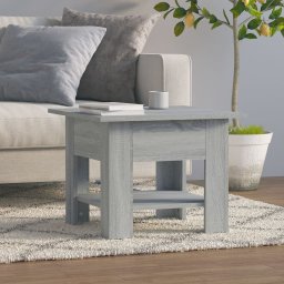 Masuta de cafea, stejar sonoma gri, 55x55x42 cm, PAL GartenMobel Dekor