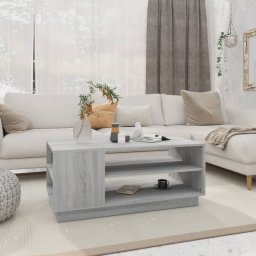 Masuta de cafea, stejar sonoma gri, 102x55x43 cm, PAL GartenMobel Dekor