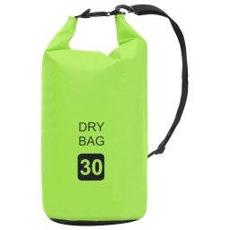 Rucsac impermeabil, verde, 30 L, PVC GartenMobel Dekor
