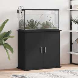 Suport pentru acvariu, negru, 81x36x73 cm, lemn prelucrat GartenMobel Dekor