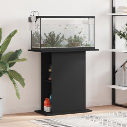 Suport pentru acvariu, negru, 75x36x72,5 cm, lemn prelucrat GartenMobel Dekor