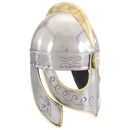 Coif cavaler antichizat Beowulf jocuri pe roluri argintiu otel GartenMobel Dekor