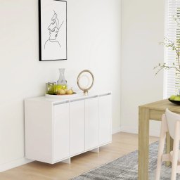 Servanta, alb, 120x41x75 cm, PAL GartenMobel Dekor