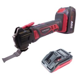 Unealta multifunctionala, cu acumulator 4 Ah, incarcator 20V Li-ion, cu vibratii, Worcraft GartenVIP DiyLine