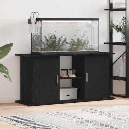 Suport acvariu Stejar negru 121x41x58 cm Lemn prelucrat GartenMobel Dekor