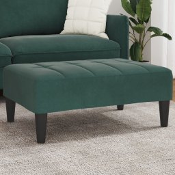 Taburet, verde închis, 77x55x31 cm, catifea GartenMobel Dekor