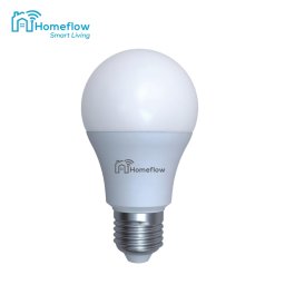 Bec inteligent LED Wireless Homeflow B-5010, E27, 9W (25W), 806lm, dimabil, lumina calda/ rece, Control de pe telefonul mobil SmartElectro IntelligentHouse