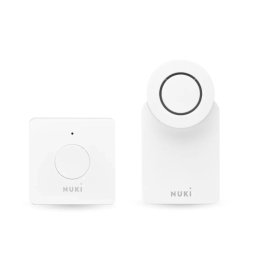 Pachet Nuki Combo 4.0, Include Nuki Smart Lock 4.0 si Nuki Bridge, Control de la distanta prin aplicatie SmartElectro IntelligentHouse