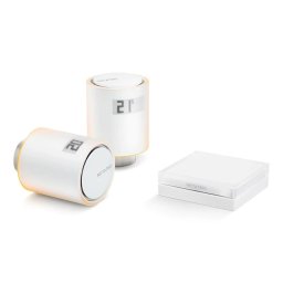 Kit Netatmo Starter Pack cu 2 Capete termostat si 1 Releu, Control aplicatie, Programare SmartElectro IntelligentHouse