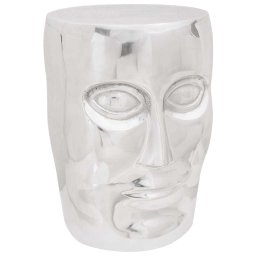 Taburet Argintiu Aluminiu GartenMobel Dekor