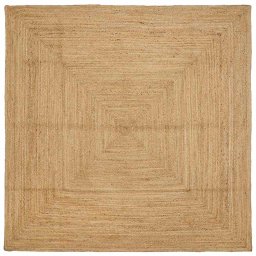Covor Bej 200 x 200 cm Iuta GartenMobel Dekor