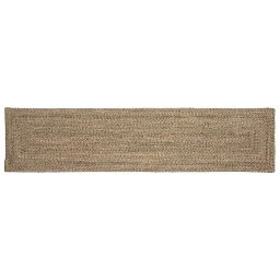 Covor Basketweave Natural si negru 60 x 250 cm Iuta GartenMobel Dekor