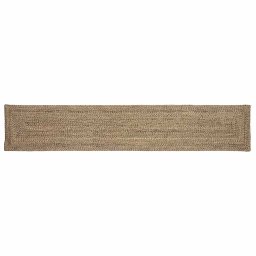 Covor Basketweave Natural si negru 80 x 400 cm Iuta GartenMobel Dekor