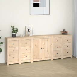 Servanta, 230x35x80 cm, lemn masiv de pin GartenMobel Dekor