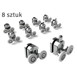 Set 8 piese reconditionare cabina de dus, culoare Crom FAVLine Selection